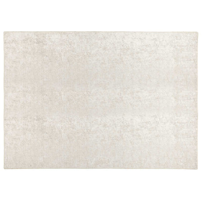 vidaXL Rug Cream 160 x 230 cm 100% Polyester 3 mm Washable