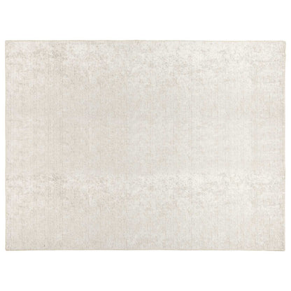 vidaXL Rug Cream 300 x 400 cm 100% Polyester 3 mm Washable