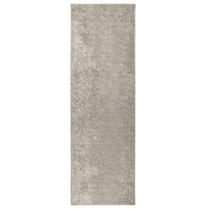 vidaXL Rug Beige 100 x 150 cm 100% Polyester 3 mm Washable
