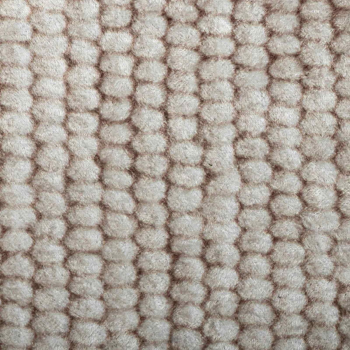 vidaXL Rug Beige 100 x 200 cm 100% Polyester 3 mm Washable