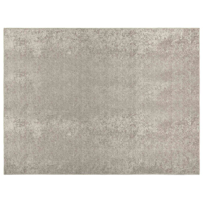 vidaXL Rug Beige 300 x 400 cm 100% Polyester 3 mm Washable