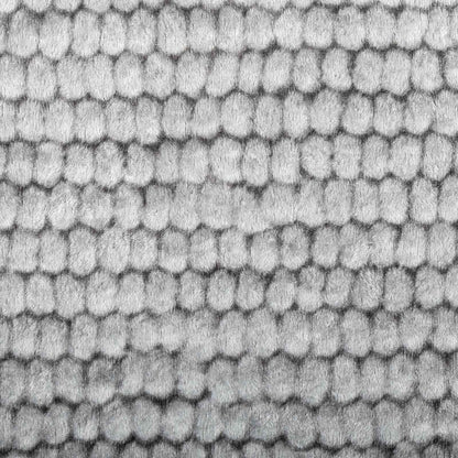 vidaXL Rug Grey 50 x 100 cm 100% Polyester 3 mm Washable