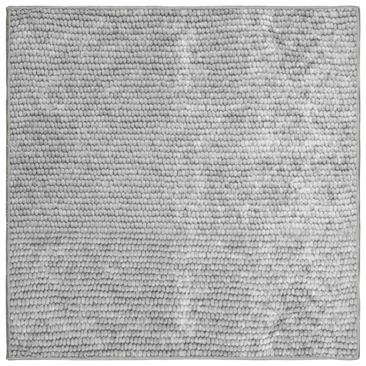 vidaXL Rug Grey 100 x 100 cm 100% Polyester 3 mm Washable