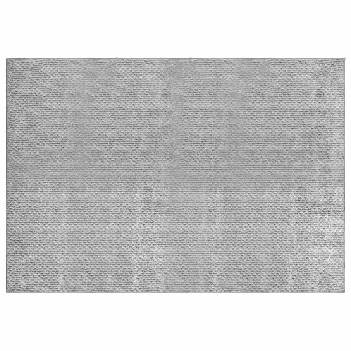 vidaXL Rug Grey 160 x 230 cm 100% Polyester 3 mm Washable