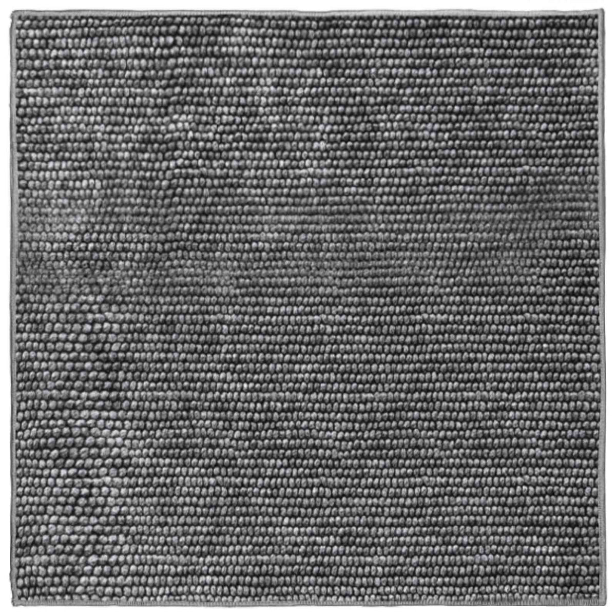 vidaXL Rug Anthracite 100 x 100 cm 100% Polyester 3 mm Washable