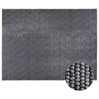 vidaXL Rug Anthracite 300 x 400 cm 100% Polyester 3 mm Washable