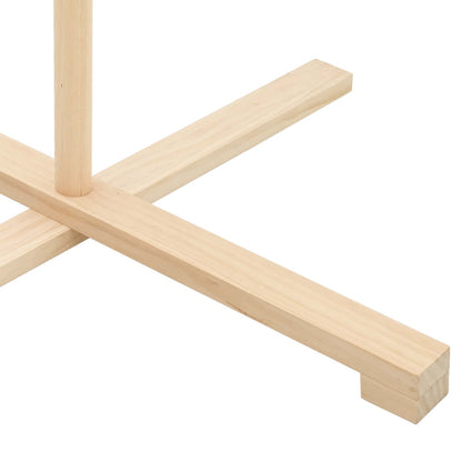vidaXL Wooden Christmas Tree KOTKA 240 cm Bamboo and Solid Pine Wood