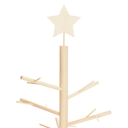 vidaXL Wooden Christmas Tree KOTKA 240 cm Bamboo and Solid Pine Wood