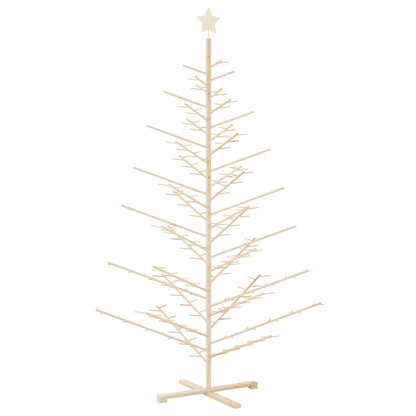 vidaXL Wooden Christmas Tree KOTKA 240 cm Bamboo and Solid Pine Wood