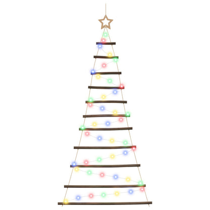 vidaXL Hanging Christmas Tree 150 cm 80 LEDs Multicolour