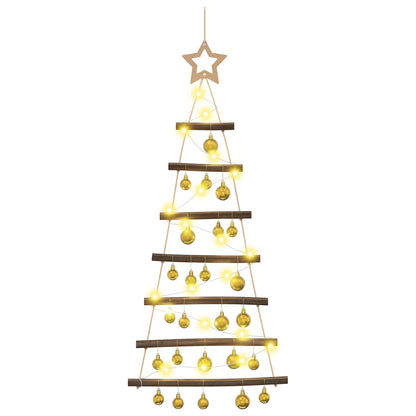 vidaXL Hanging Christmas Tree with Baubles 90 cm 30 LEDs Warm White