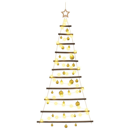 vidaXL Hanging Christmas Tree with Baubles 150 cm 80 LEDs Warm White