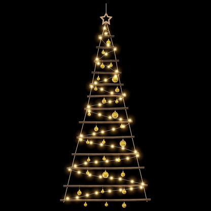vidaXL Hanging Christmas Tree with Baubles 180 cm 100 LEDs Warm White