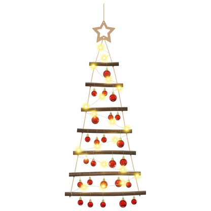 vidaXL Hanging Christmas Tree with Baubles 90 cm 30 LEDs Warm White