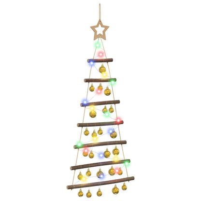 vidaXL Hanging Christmas Tree with Baubles 90 cm 30 LEDs Multicolour