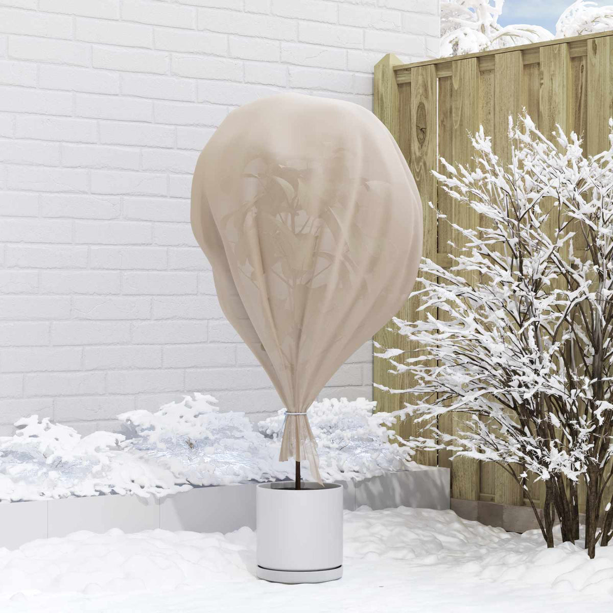 vidaXL Frost Protection Plant Fleece 50 gsm 10 x 3.2 m