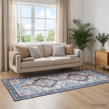 vidaXL Rug ORIZ Multicolour 80 x 200 cm 100% Polyester