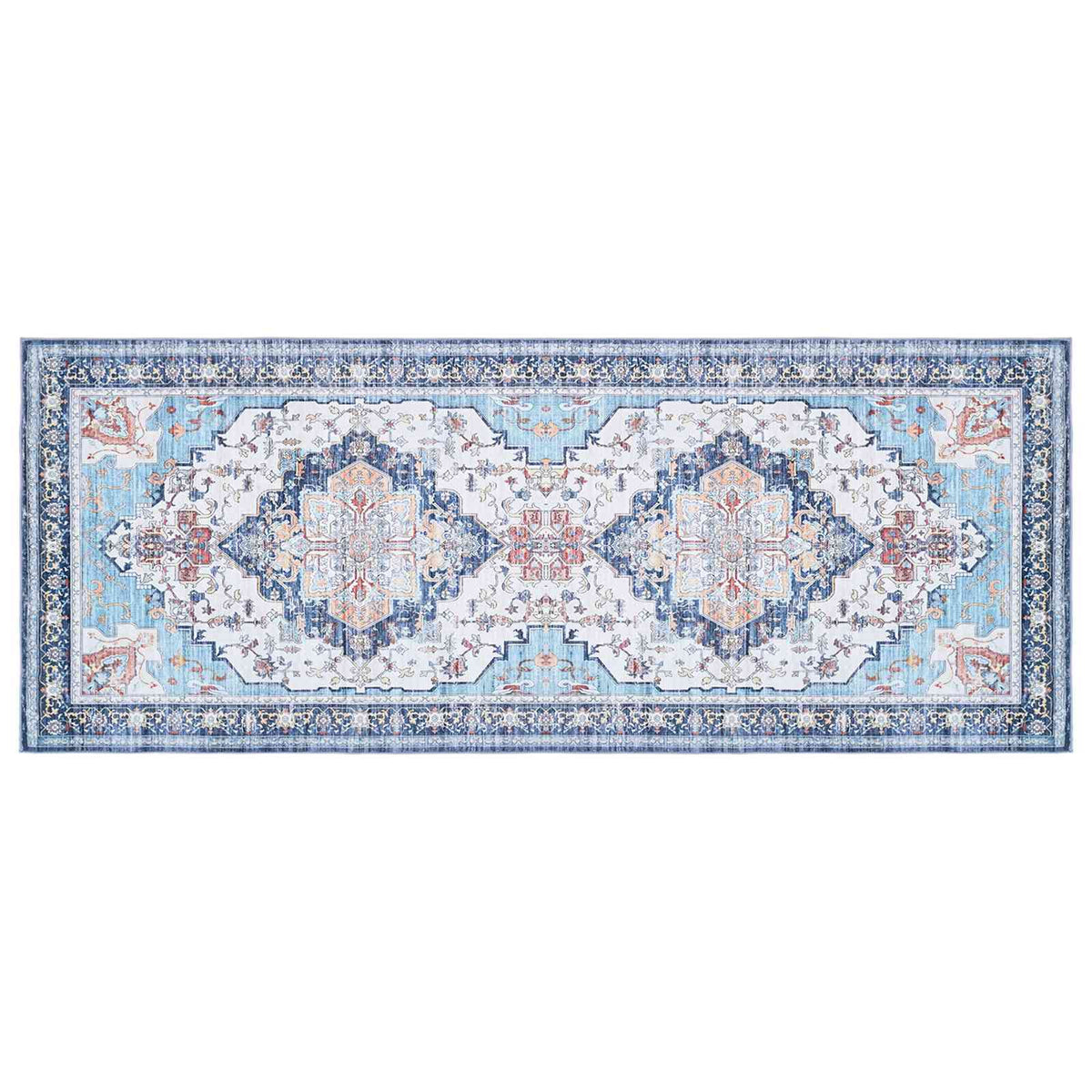 vidaXL Rug ORIZ Multicolour 80 x 200 cm 100% Polyester