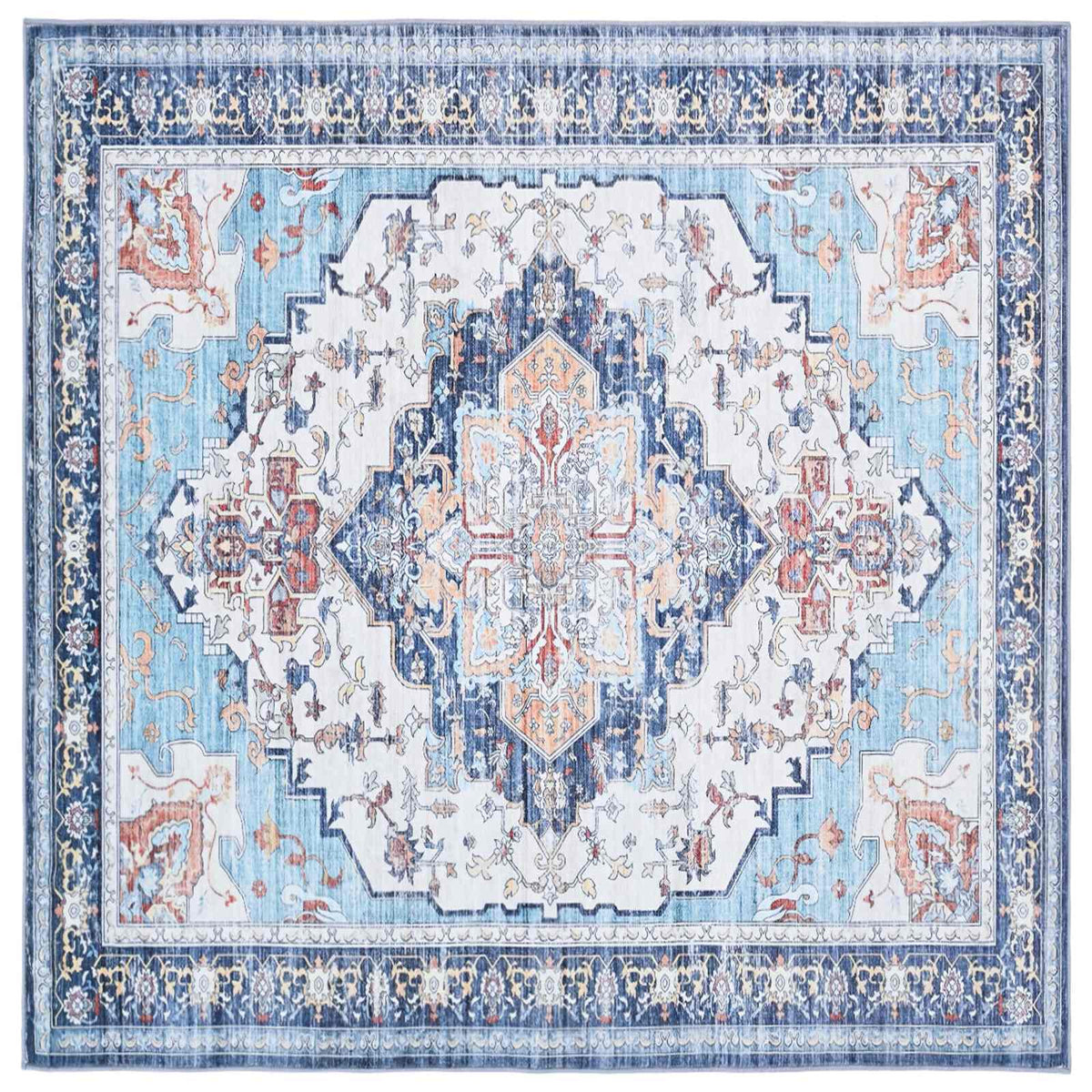 vidaXL Rug ORIZ Multicolour 160 x 160 cm 100% Polyester