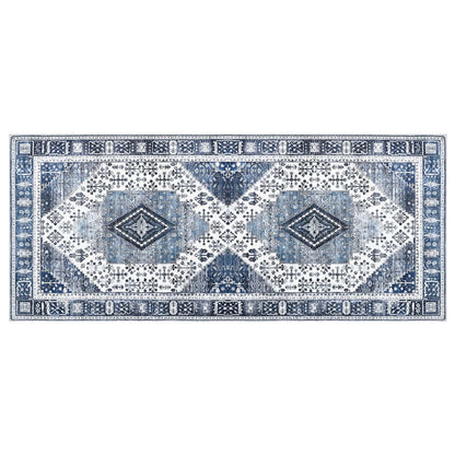 vidaXL Rug ORIZ Dark Blue 80 x 200 cm 100% Polyester