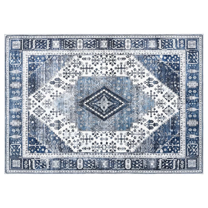 vidaXL Rug ORIZ Dark Blue 240 x 340 cm 100% Polyester