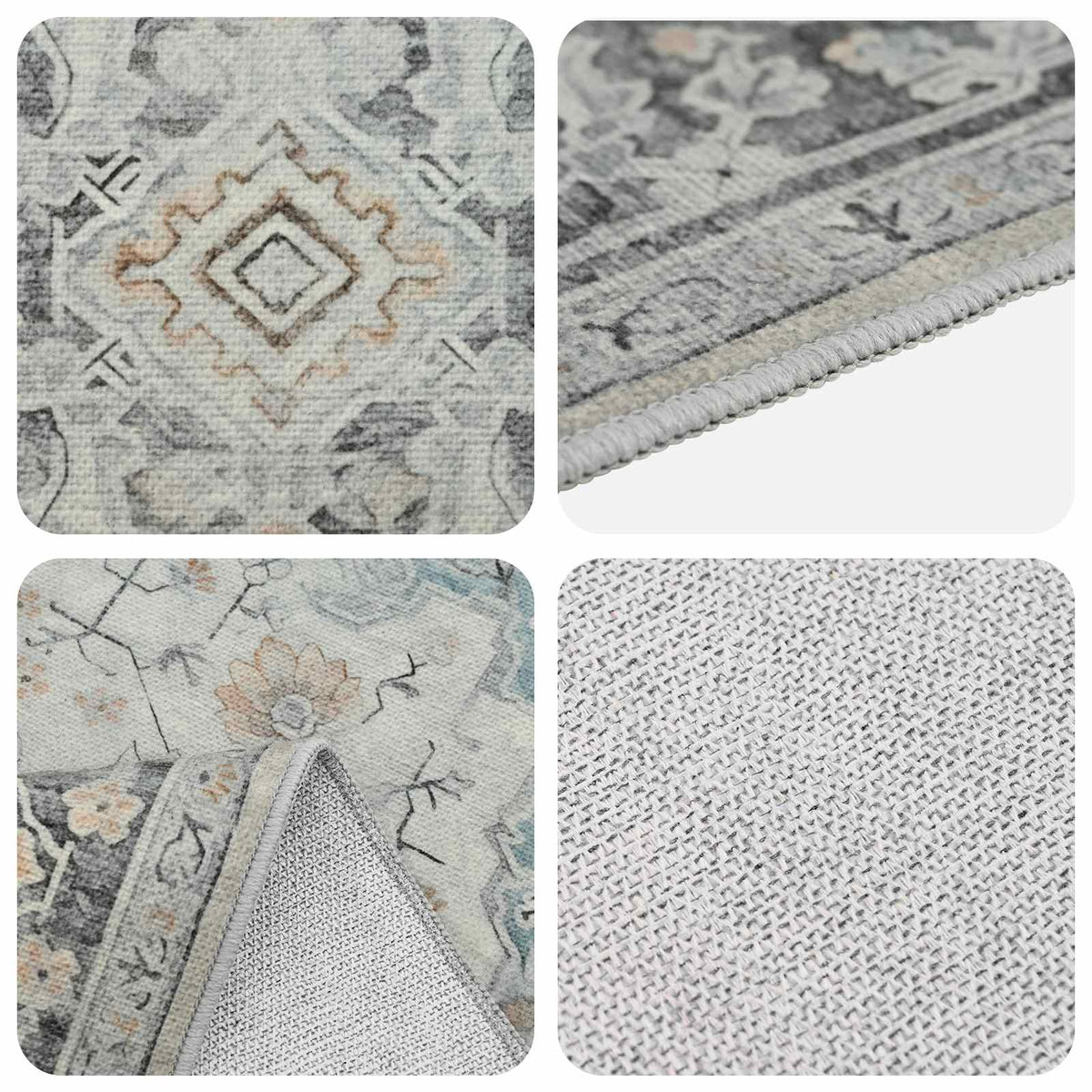 vidaXL Rug ORIZ Cream 80 x 200 cm 100% Polyester