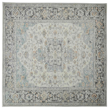 vidaXL Rug ORIZ Cream 240 x 240 cm 100% Polyester