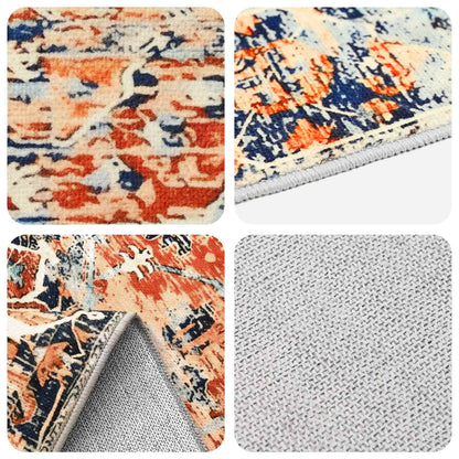 vidaXL Rug ORIZ Orange 140 x 200 cm 100% Polyester