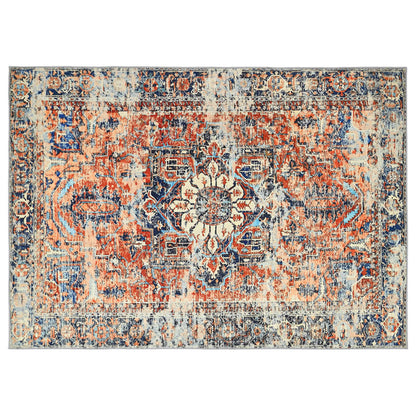 vidaXL Rug ORIZ Orange 140 x 200 cm 100% Polyester