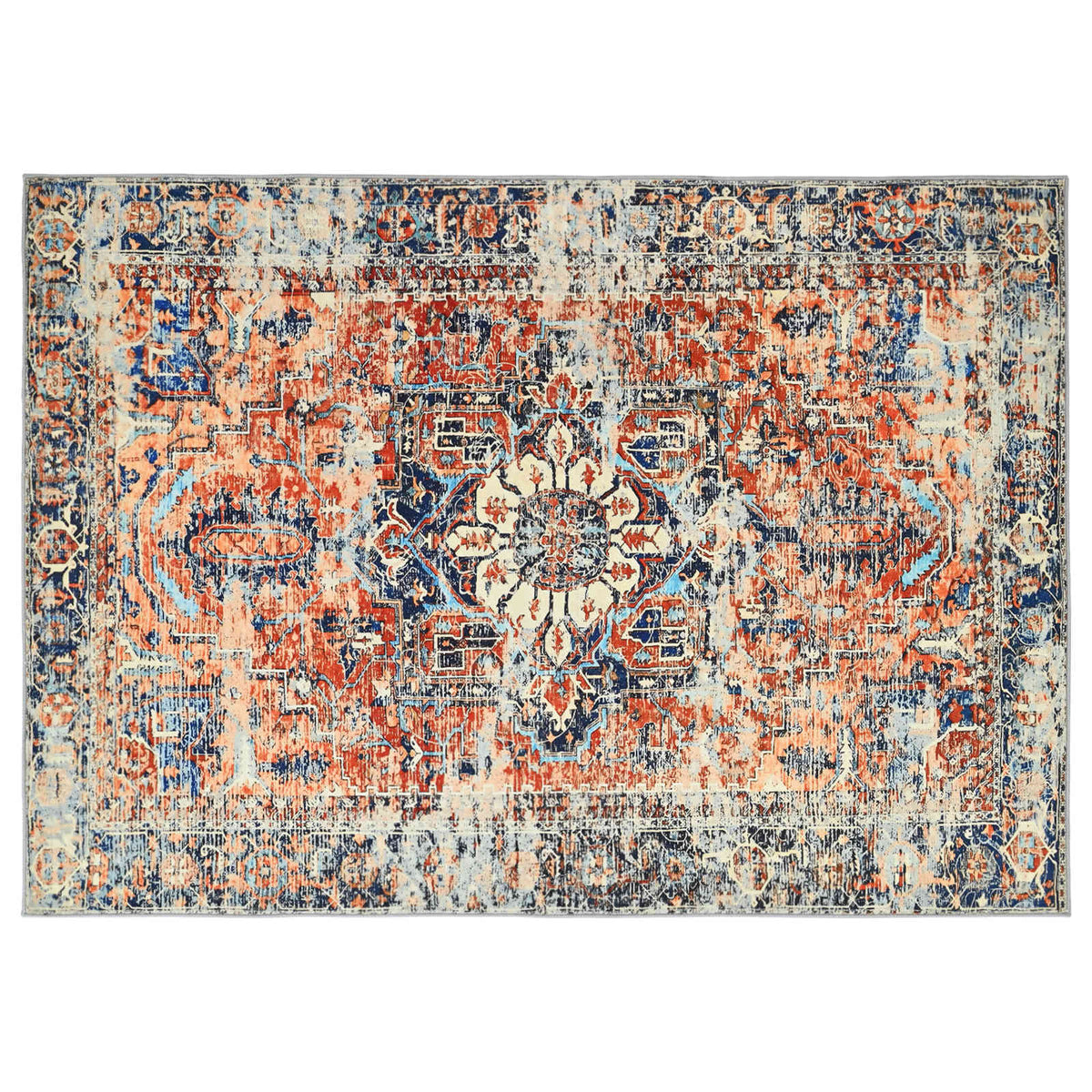 vidaXL Rug ORIZ Orange 240 x 340 cm 100% Polyester
