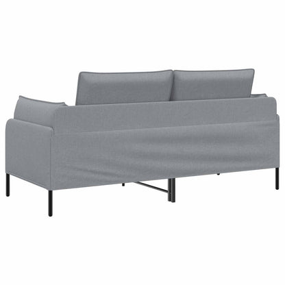 vidaXL 2-Seater Sofa Light Grey 188 x 81 x 89 cm Fabric