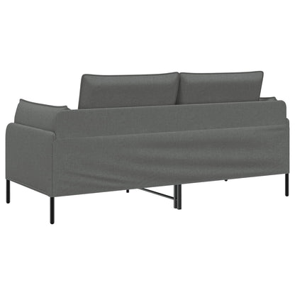 vidaXL 2-Seater Sofa Dark Grey 188 x 81 x 89 cm Fabric