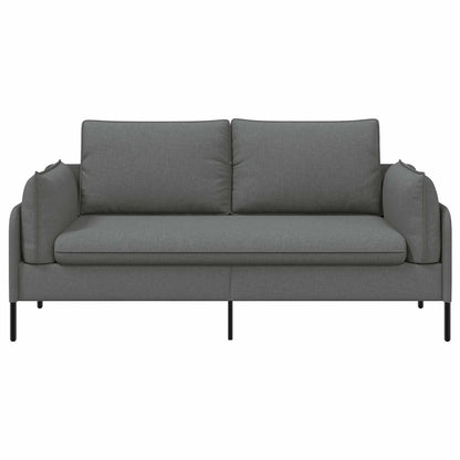 vidaXL 2-Seater Sofa Dark Grey 188 x 81 x 89 cm Fabric