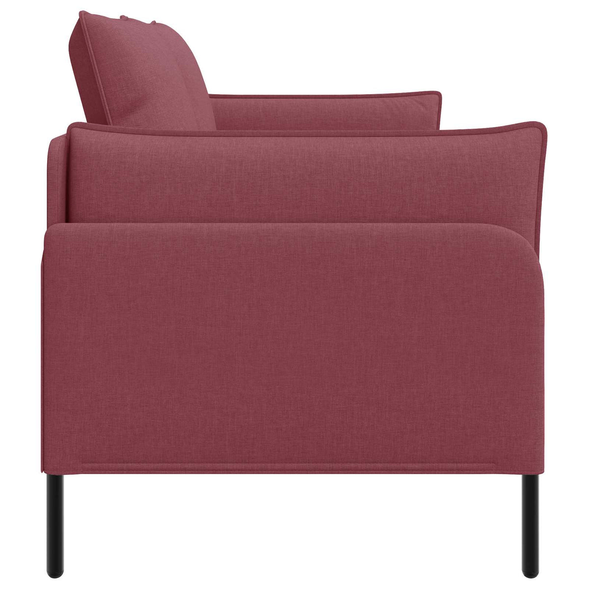 vidaXL 2-Seater Sofa Wine Red 188 x 81 x 89 cm Fabric