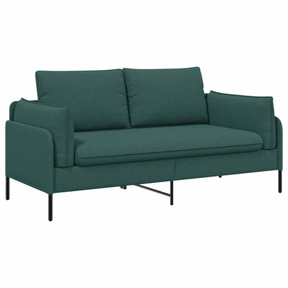vidaXL 2-Seater Sofa Dark Green 188 x 81 x 89 cm Fabric