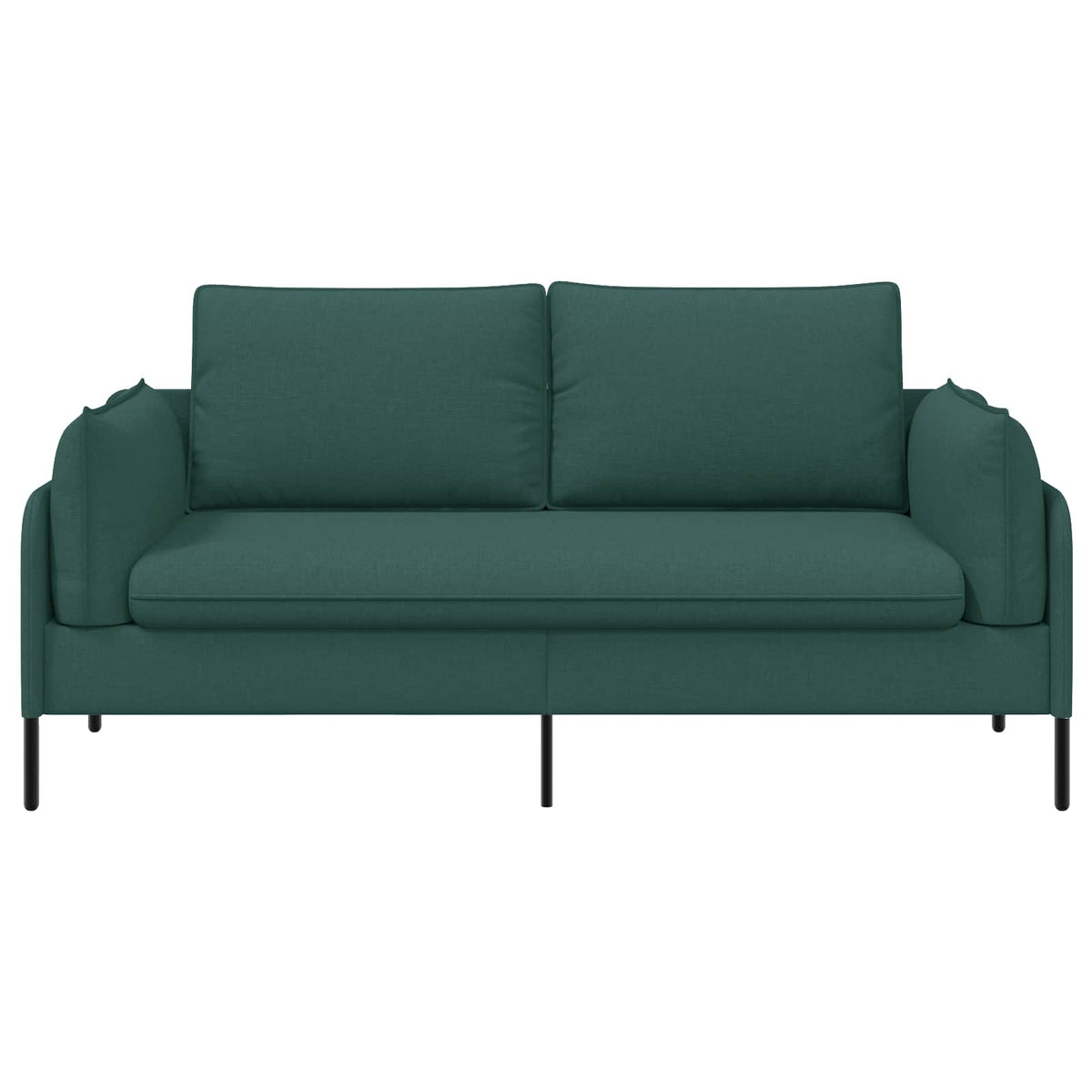 vidaXL 2-Seater Sofa Dark Green 188 x 81 x 89 cm Fabric