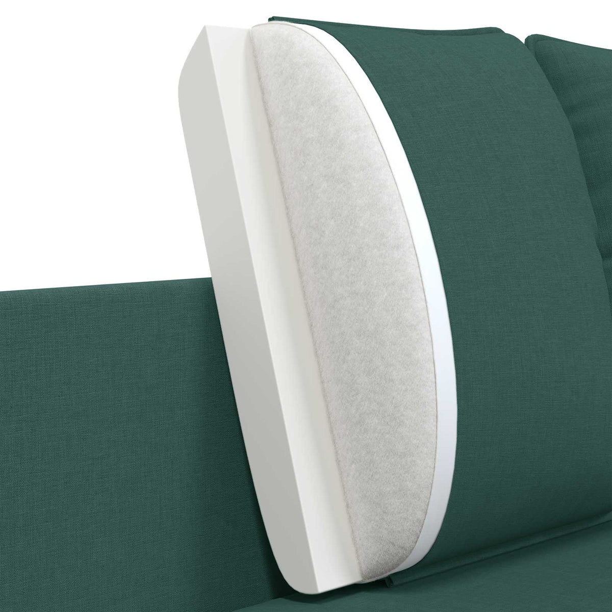 vidaXL 2-Seater Sofa Dark Green 188 x 81 x 89 cm Fabric