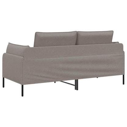 vidaXL 2-Seater Sofa Taupe 188 x 81 x 89 cm Fabric