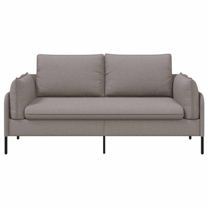 vidaXL 2-Seater Sofa Taupe 188 x 81 x 89 cm Fabric