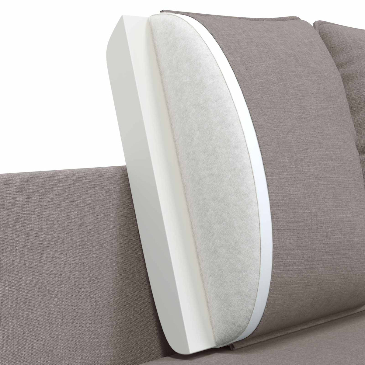 vidaXL 2-Seater Sofa Taupe 188 x 81 x 89 cm Fabric