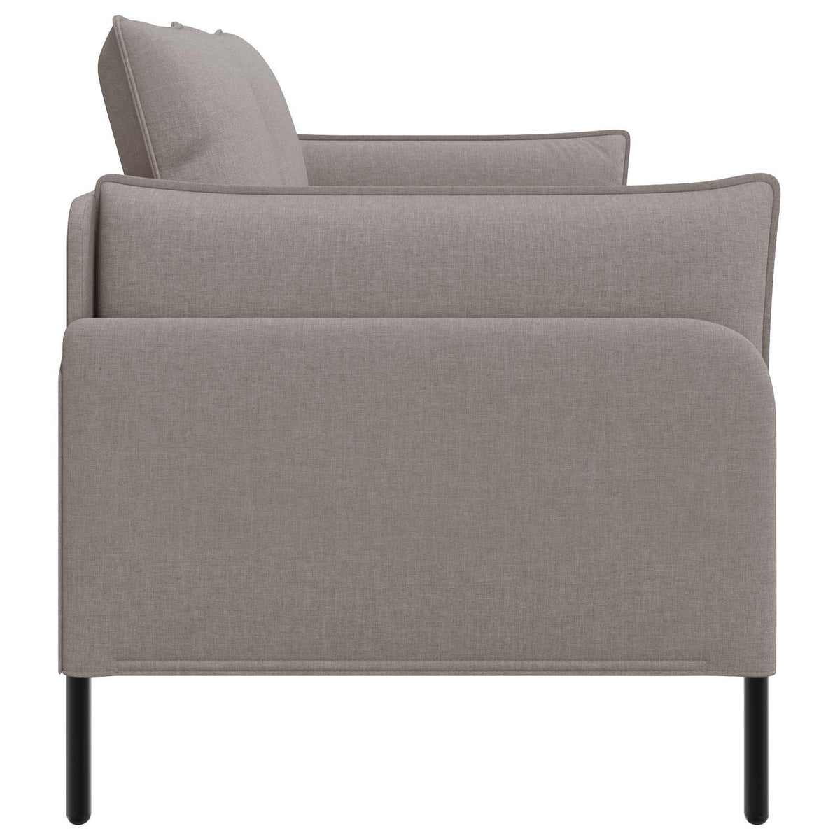 vidaXL 2-Seater Sofa Taupe 188 x 81 x 89 cm Fabric