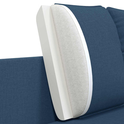 vidaXL 2-Seater Sofa Blue 188 x 81 x 89 cm Fabric