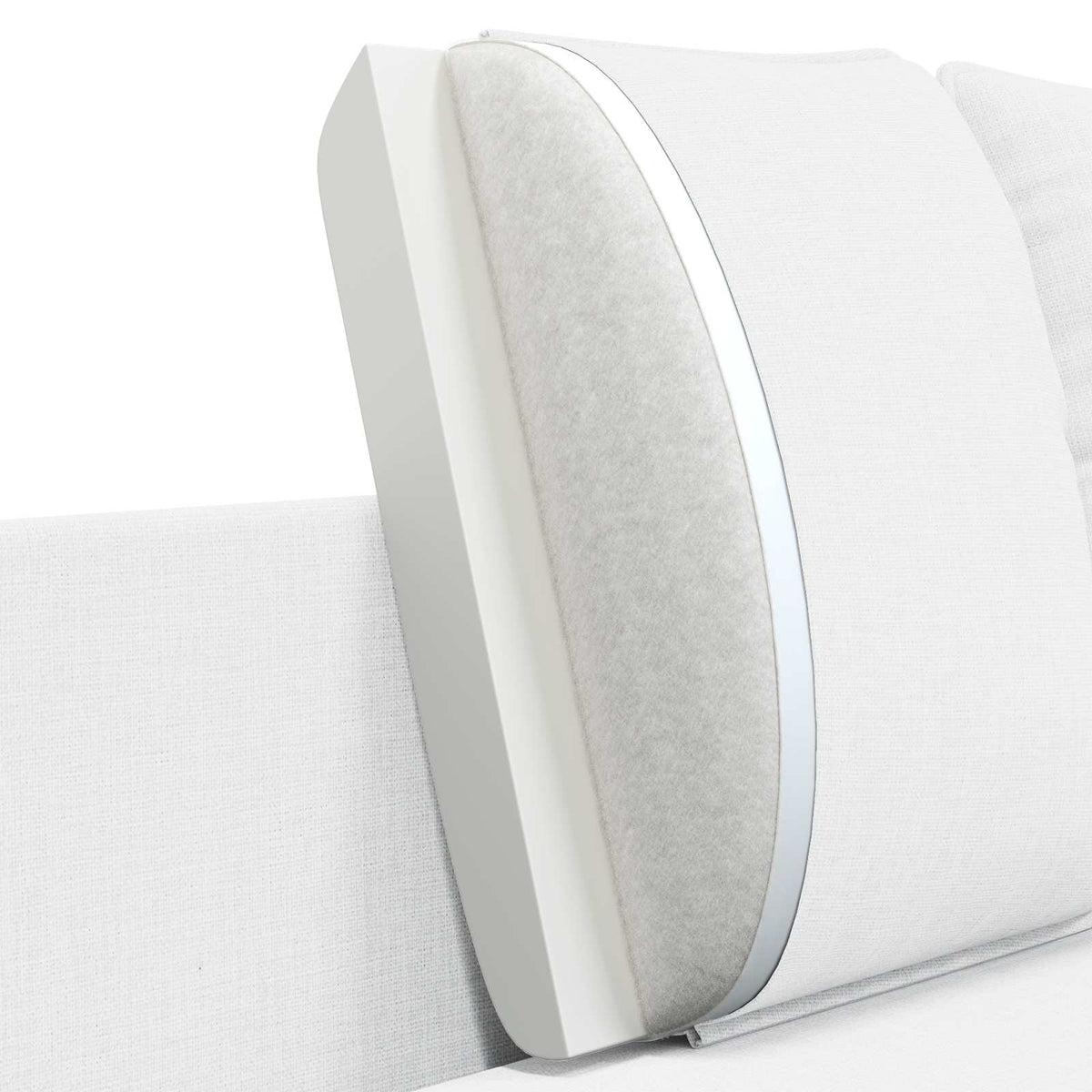 vidaXL 2-Seater Sofa White 188 x 81 x 89 cm Fabric