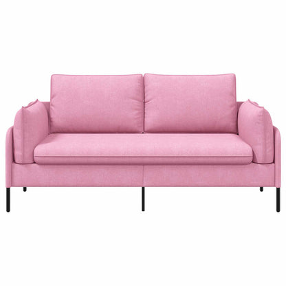 vidaXL 2-Seater Sofa Pink 188 x 81 x 89 cm Fabric