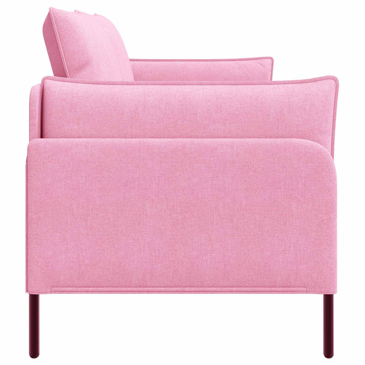 vidaXL 2-Seater Sofa Pink 188 x 81 x 89 cm Fabric
