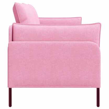 vidaXL 2-Seater Sofa Pink 188 x 81 x 89 cm Fabric