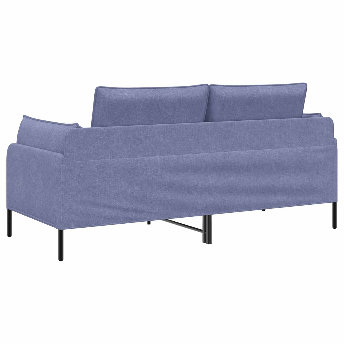 vidaXL 2-Seater Sofa Jeans Blue 188 x 81 x 89 cm Fabric