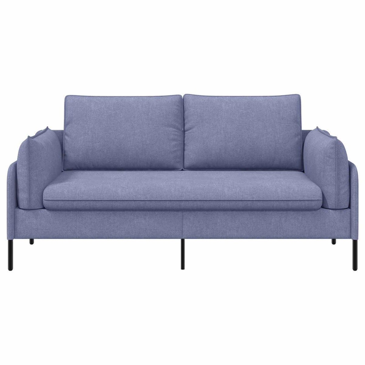 vidaXL 2-Seater Sofa Jeans Blue 188 x 81 x 89 cm Fabric