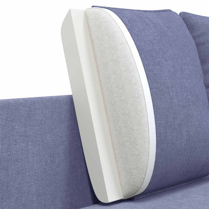 vidaXL 2-Seater Sofa Jeans Blue 188 x 81 x 89 cm Fabric