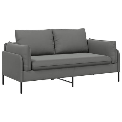 vidaXL 2-Seater Sofa 2-Seater Dark Grey 188 x 81 x 89 cm Velvet
